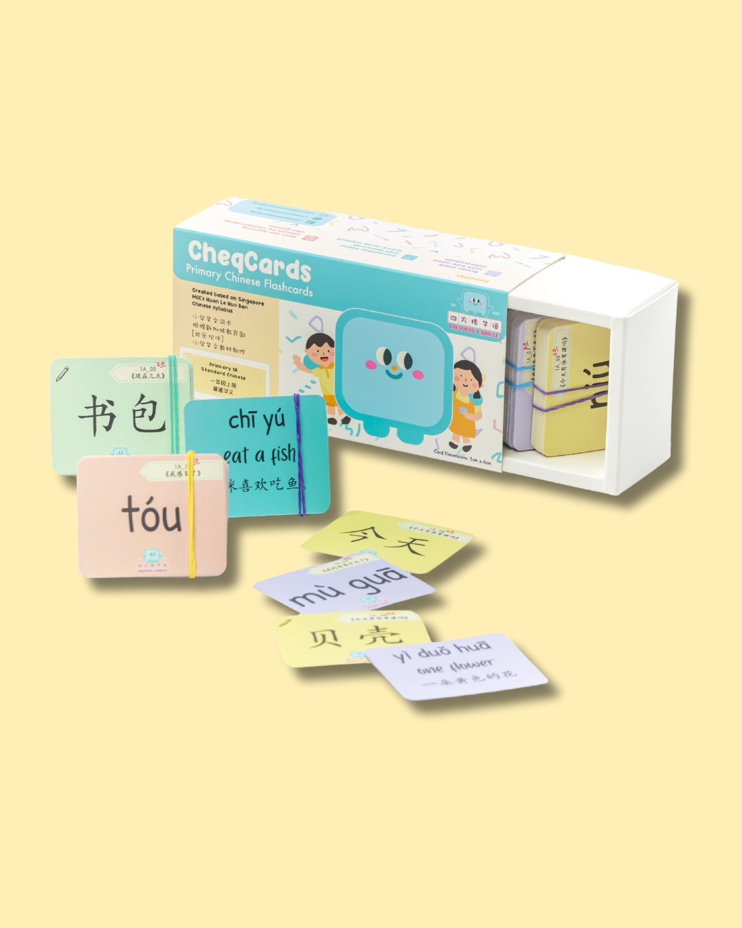 Pri 1A (version 2.0) Standard+Higher Chinese CheqCards(普通+高级华文)