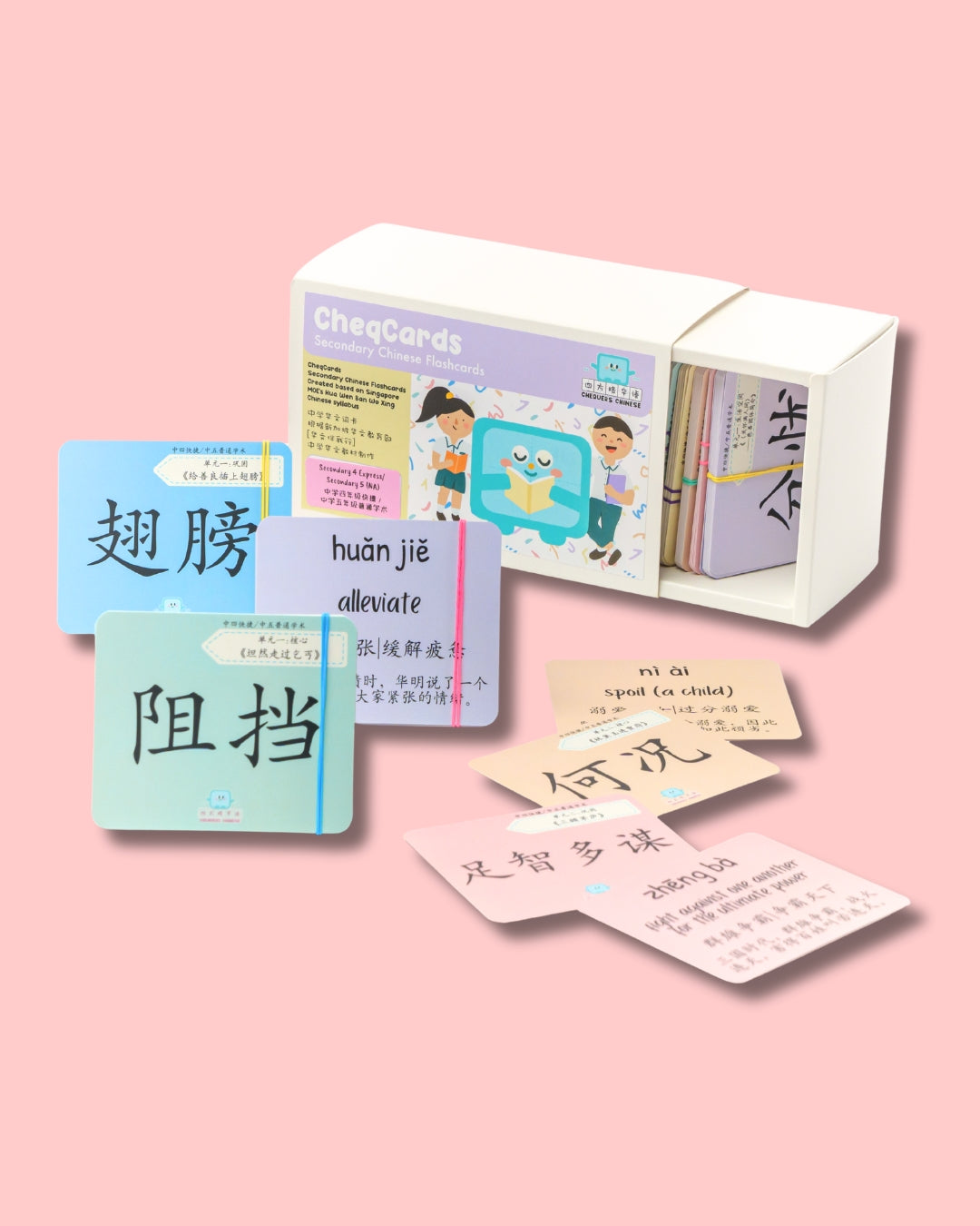 Sec 4 Express / Sec 5 NA Chinese CheqCards(中学四年级快捷/中五普通学术华文词卡)